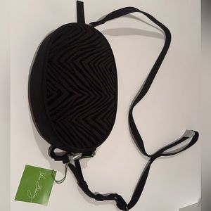 Vera Bradley Zebra Flock Crossbody Classic Black with Zebra bag.